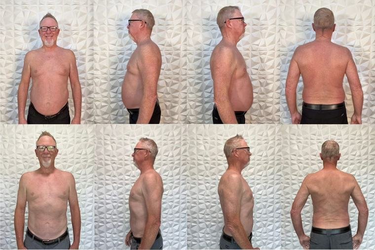 Progreso con fecha, 24 d&iacute;as tomando TriGLP